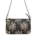 Fendi FF Floral Coated Canvas Chain Pochette