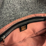 Fendi Vintage Grey/Black Knit Wool Baguette