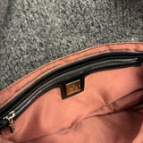 Fendi Vintage Grey/Black Knit Wool Baguette