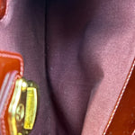 Louis Vuitton Burgundy Monogram Melrose Avenue Vernis  Handbag