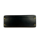 Hermes Kelly 32 Black Box Leather 1991