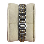 Gucci 940L 2 Tone Cream Round Stick Dial