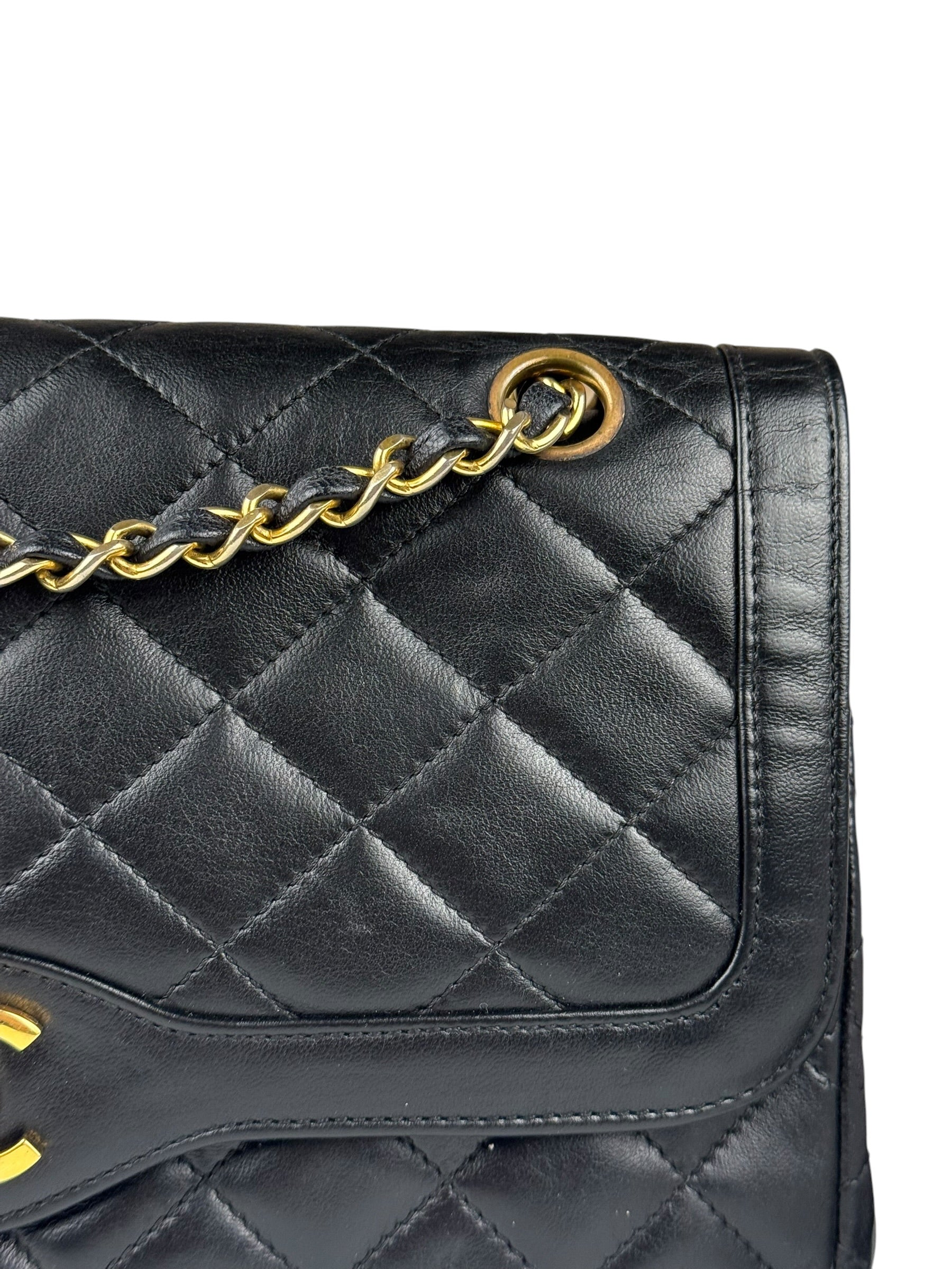 Chanel Paris Matelasse Lambskin Quilted Flap 1994