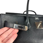 Hermes Birkin 35 Black Togo Palladium 2010