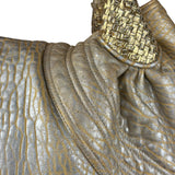 Fendi Metallic Gold Spy Shoulder Bag