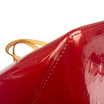 Louis Vuitton Red Monogram Vernis Bellevue Handbag PM