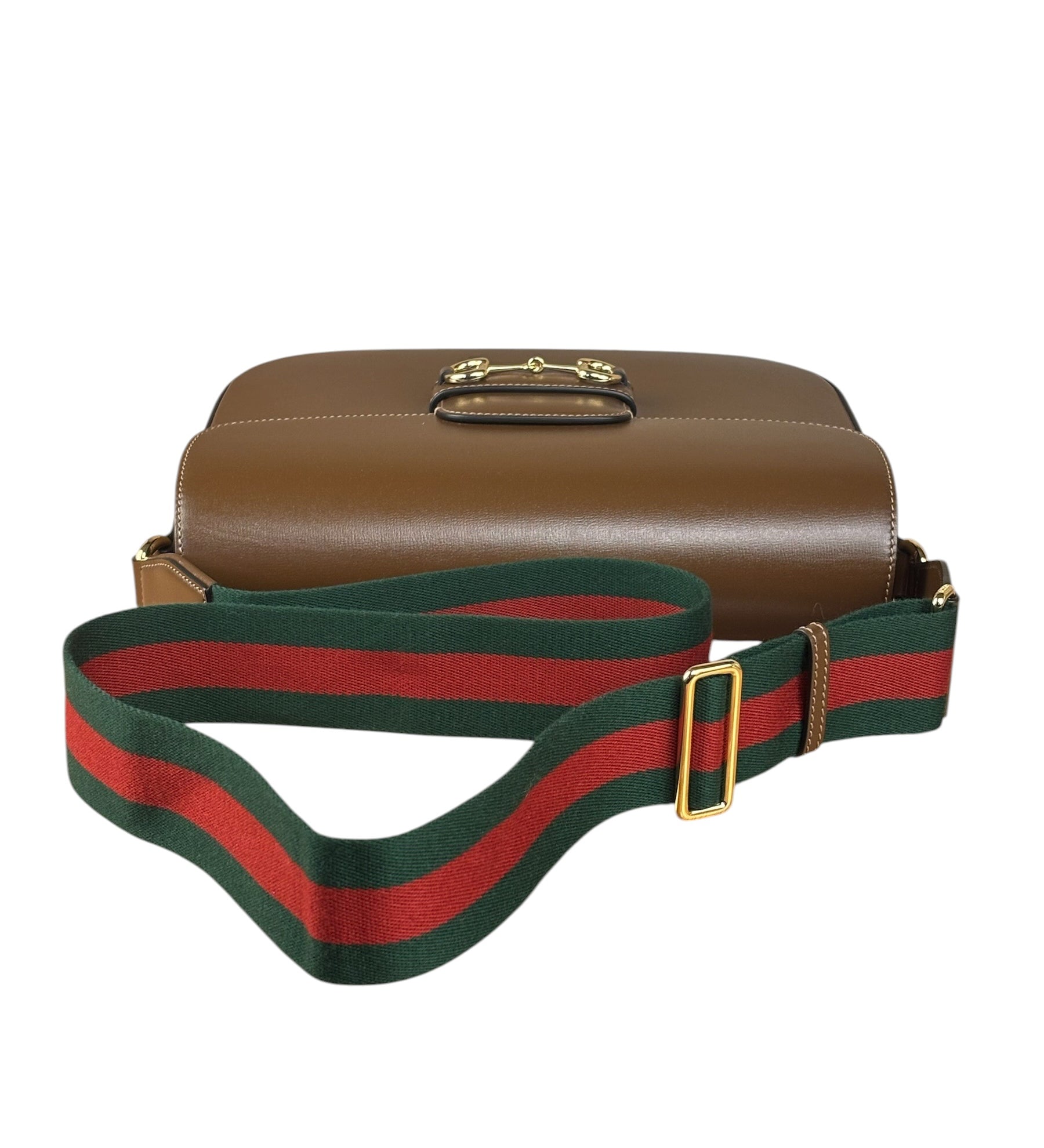 Gucci Tan Brown 1955 Horsebit Shoulder Bag