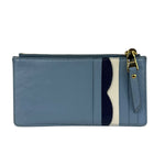 Miu Miu Vintage Blue Zip Cardholder