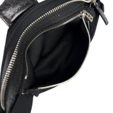 Fendi Black Nylon Mamma Baguette Shoulder Bag