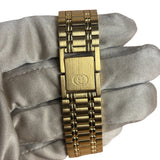 Gucci Vintage 9200L/M Gold Dial/Plated Bezel Watch