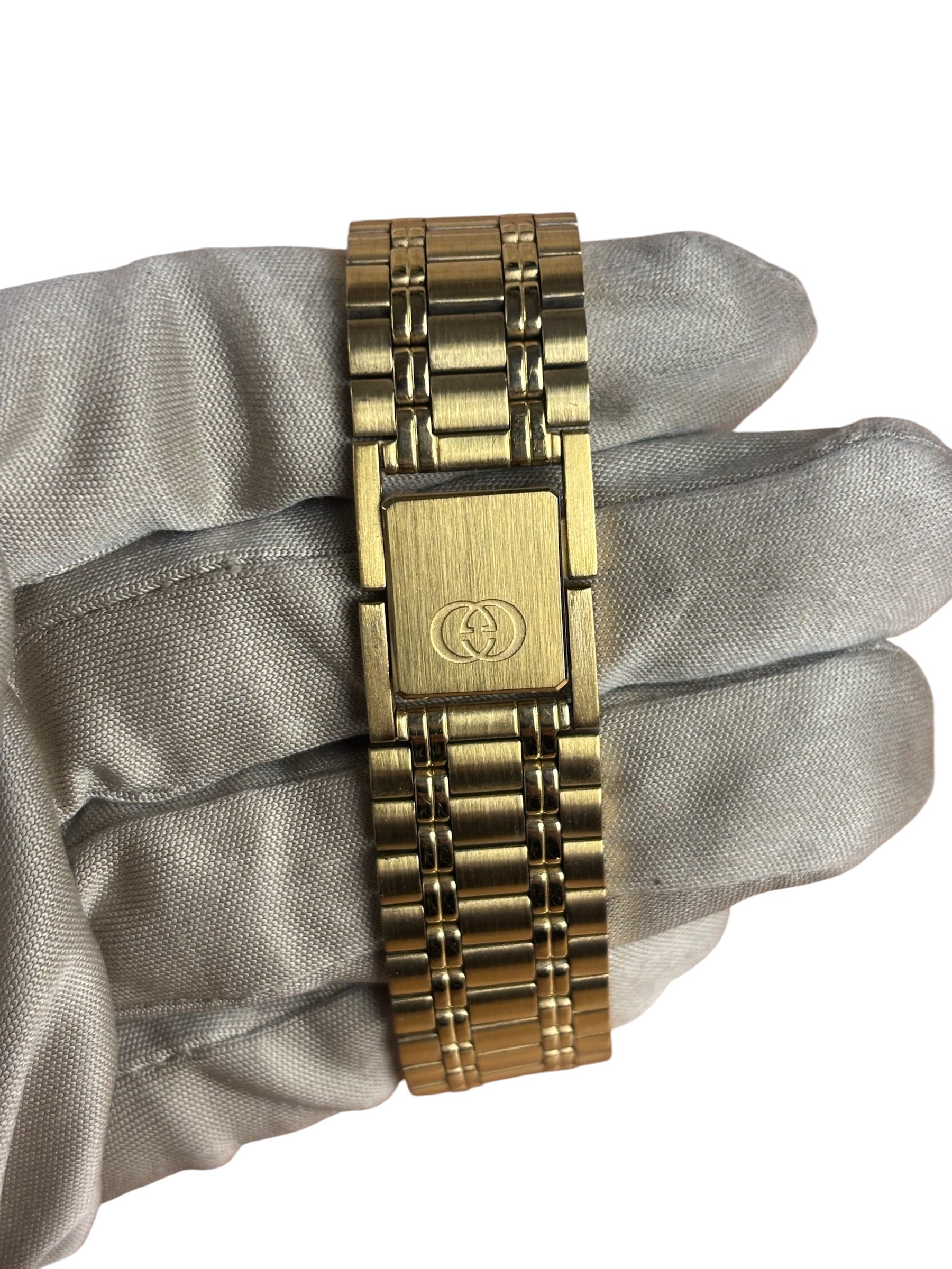 Gucci Vintage 9200L/M Gold Dial/Plated Bezel Watch