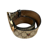 Gucci Heart GG Supreme Belt
