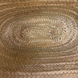 Versace Wicker Woven White Medusa Top Handle Tote