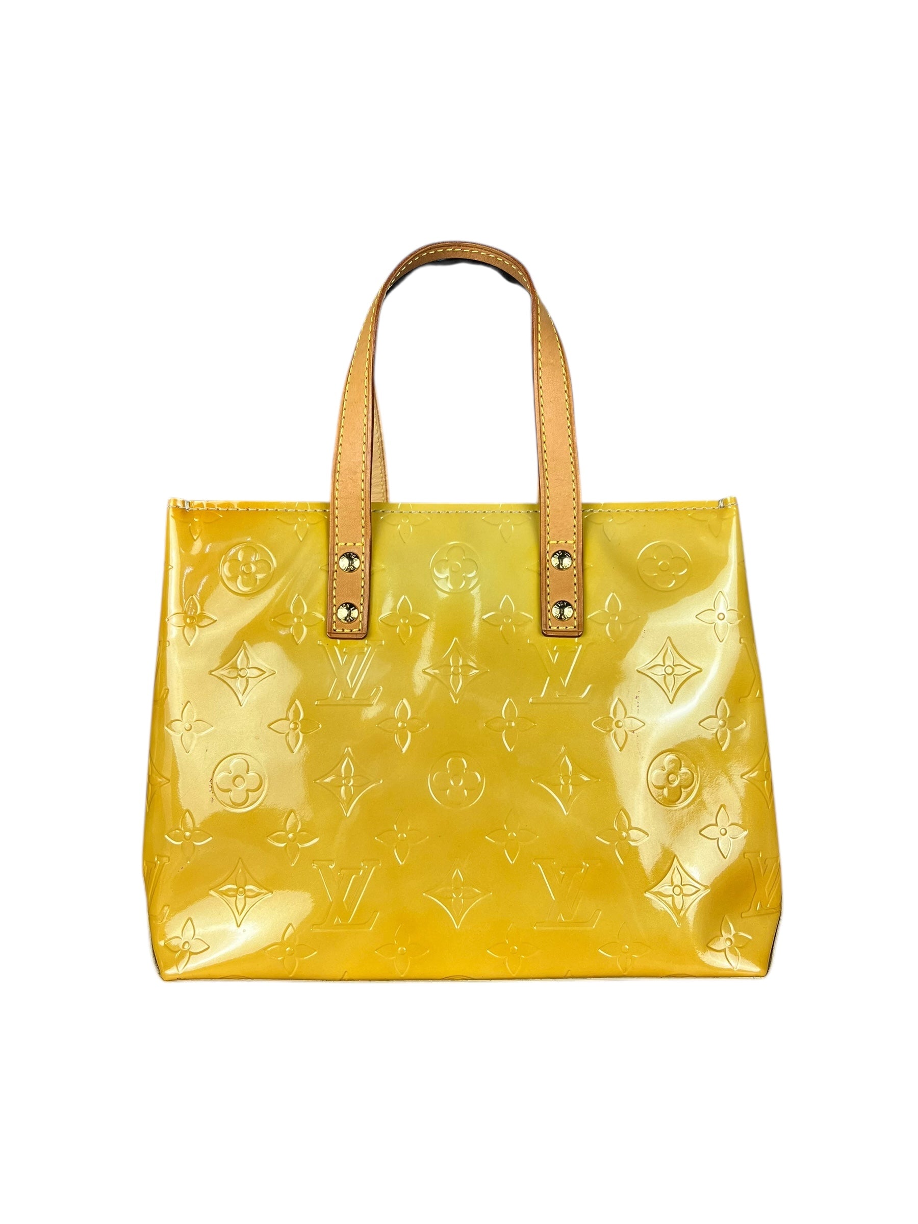 Louis Vuitton Monogram Vernis Reade PM Yellow