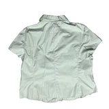 Burberry Sage Button Up Blouse