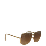 Celine Gold Tone Square Aviator Sunglasses CL41808/S