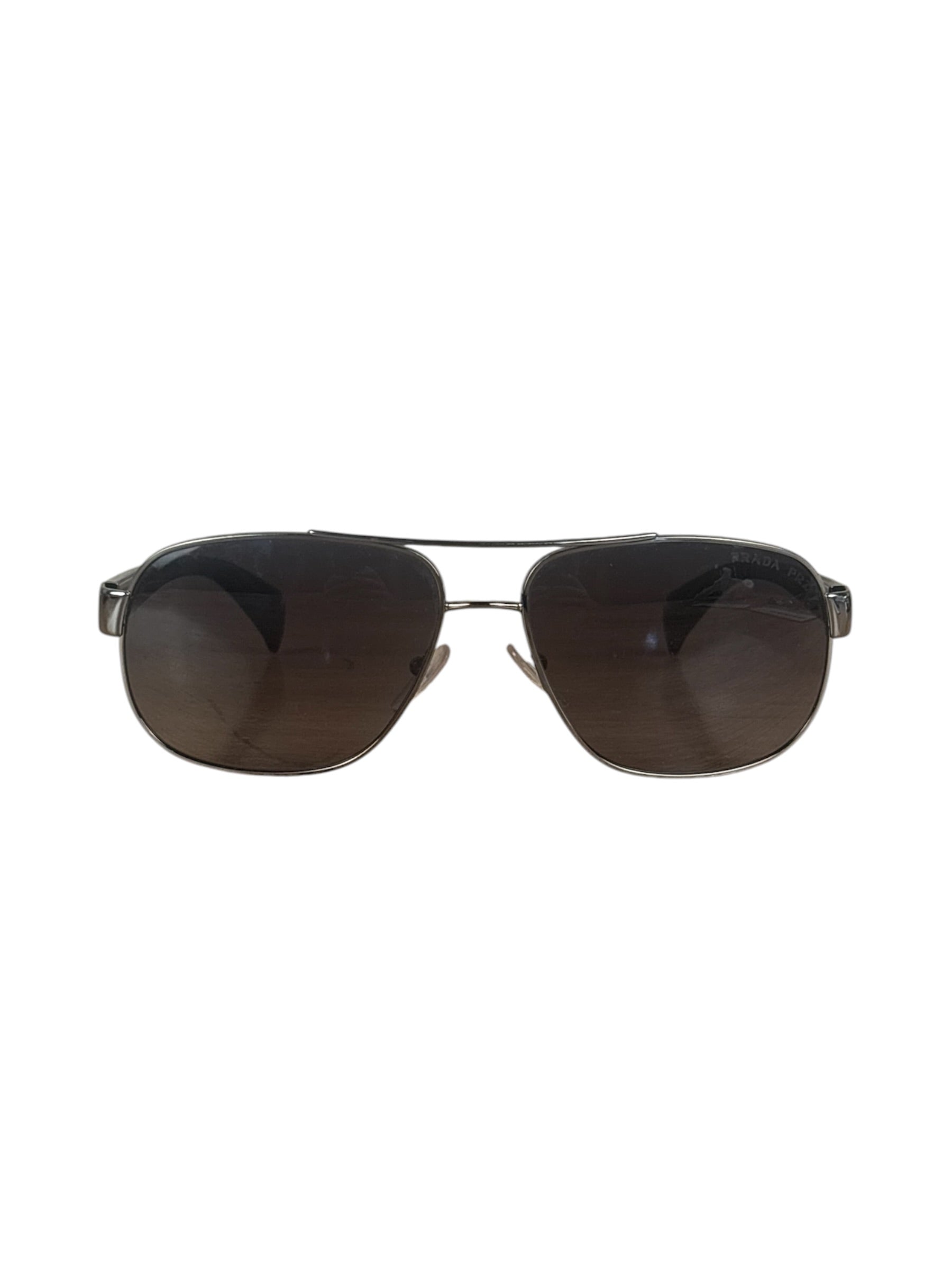 Prada Pilot/Aviator-Style Metal Sunglasses