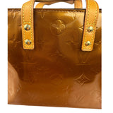 Louis Vuitton Bronze Monogram Vernis Reade Tote Bag PM