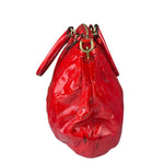 Coach Red Patent Leather Two-Way Bag