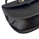 Gucci Vintage Satin Horsebit Top Handle Bag