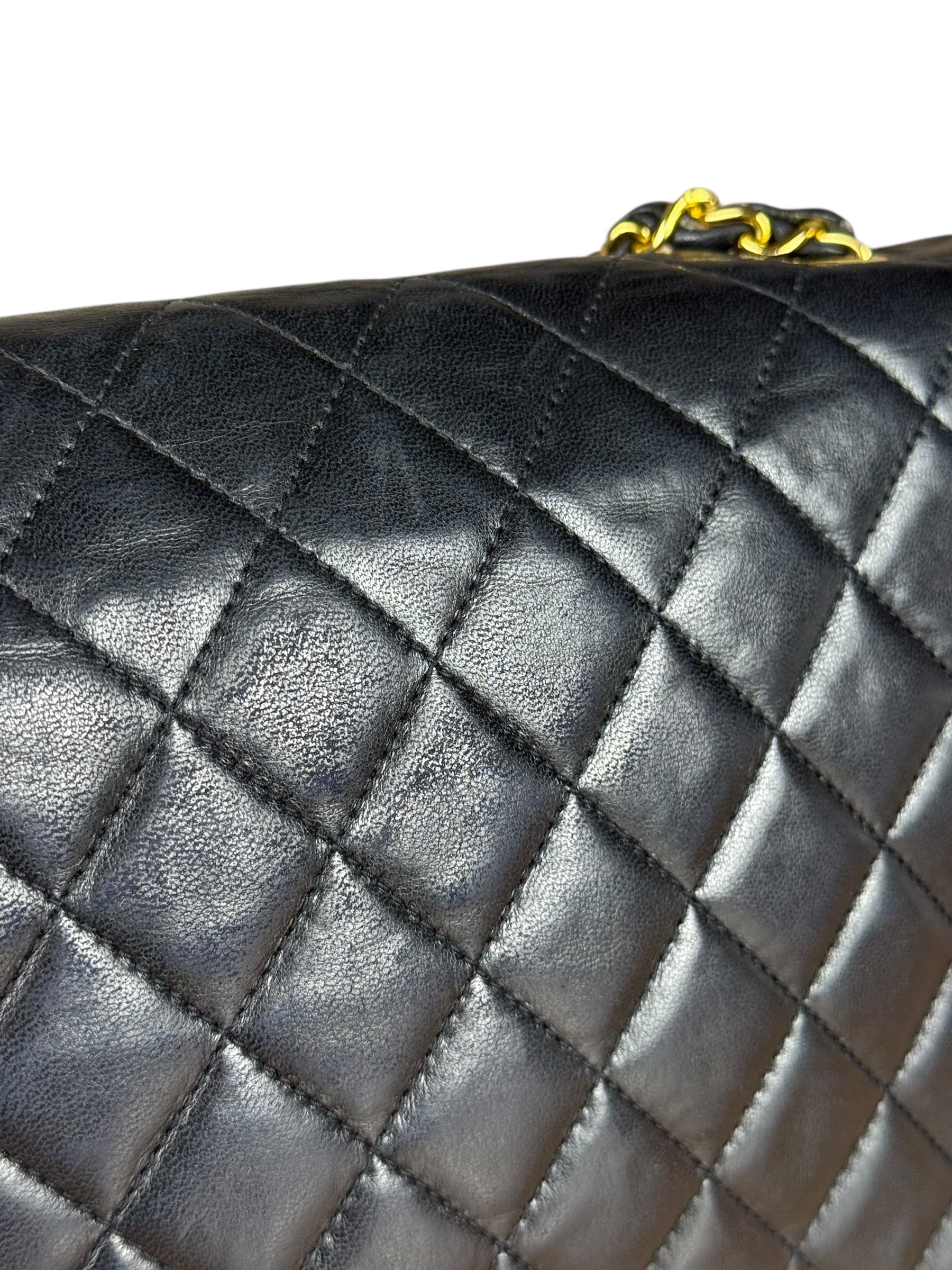 Chanel CC Black Classic Flap Bag 1988