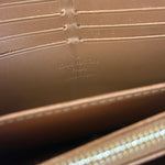 Louis Vuitton Brown Leather Suhali Zippy Wallet