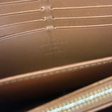 Louis Vuitton Brown Leather Suhali Zippy Wallet