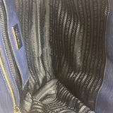 Prada Vintage Muted Blue Leather Glace 2Way Handbag