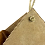 Bottega Veneta Beige Suede/Leather Trim Intrecciato Flower Basket Tote
