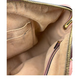 Gucci Pink Leather Guccissima Two-Way Boston Bag