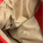 Coach Red/Orange Nylon Getaway Signature File Crossbody