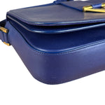 Saint Laurent Chyc Royal Blue Leather Crossbody