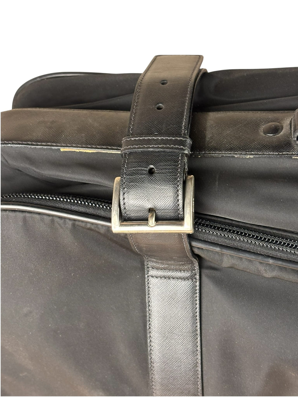 Prada Black Briefcase Saffiano Leather