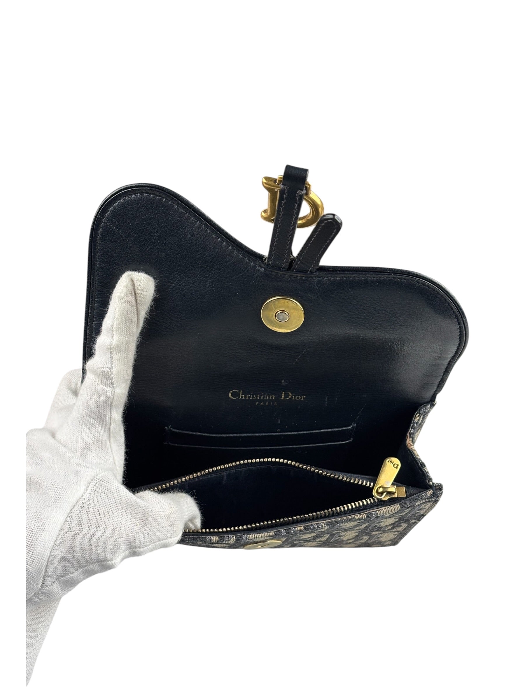 Christian Dior Oblique Trotter Saddle Bag