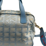Chanel Blue CC Travel Line Tote Two-Way Bag