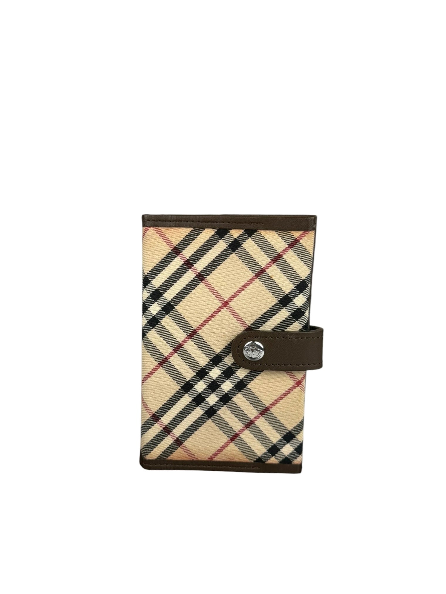 Burberry Vintage Leather Nova Mini 5-Ring Agenda Planner Cover