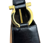 Salvatore Ferragamo Black Leather Hobo Bag
