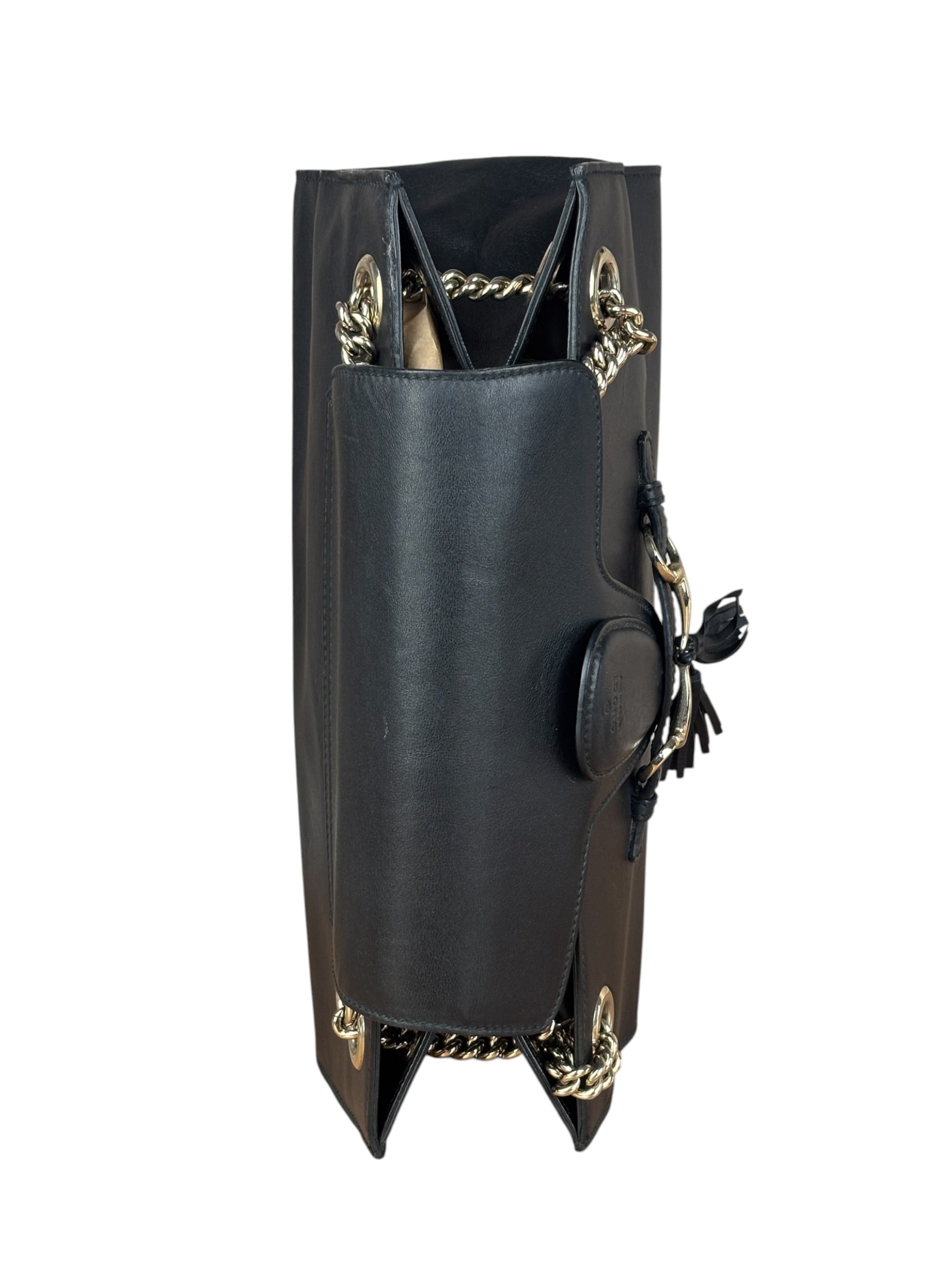 Gucci Black Emily Leather Shoulder Bag