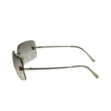 Chanel Y2k Silver Rimless 4017-D Sunglasses