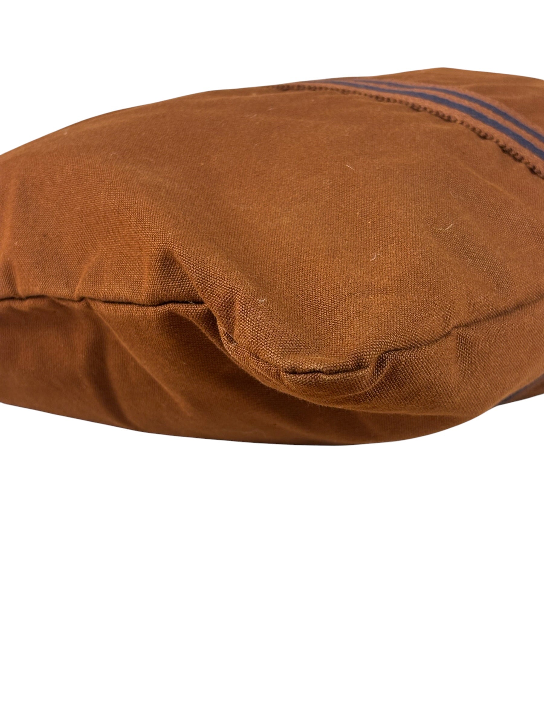 Hermes Vintage Brown Canvas Fourre Tote