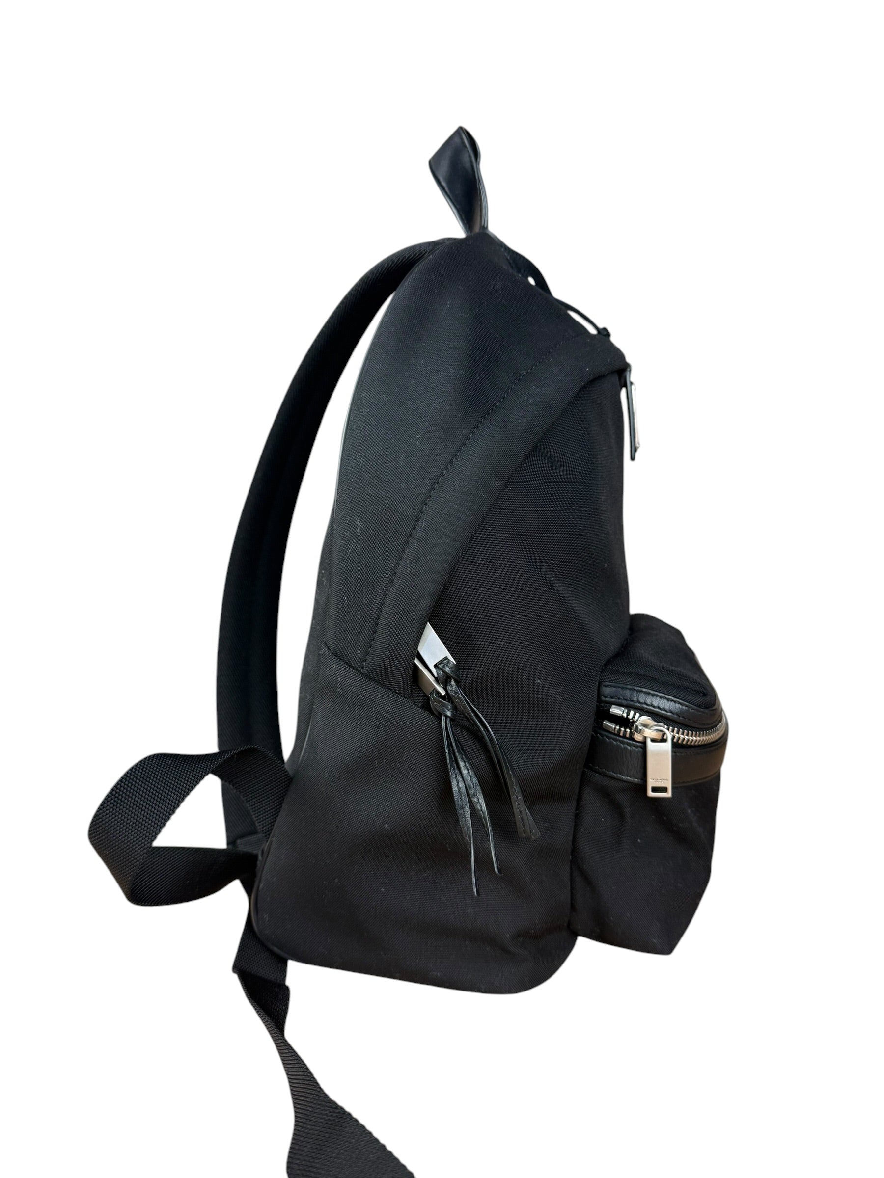 Saint Laurent Black S Canvas Backpack