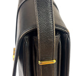 Gucci Black Leather Flap Bag