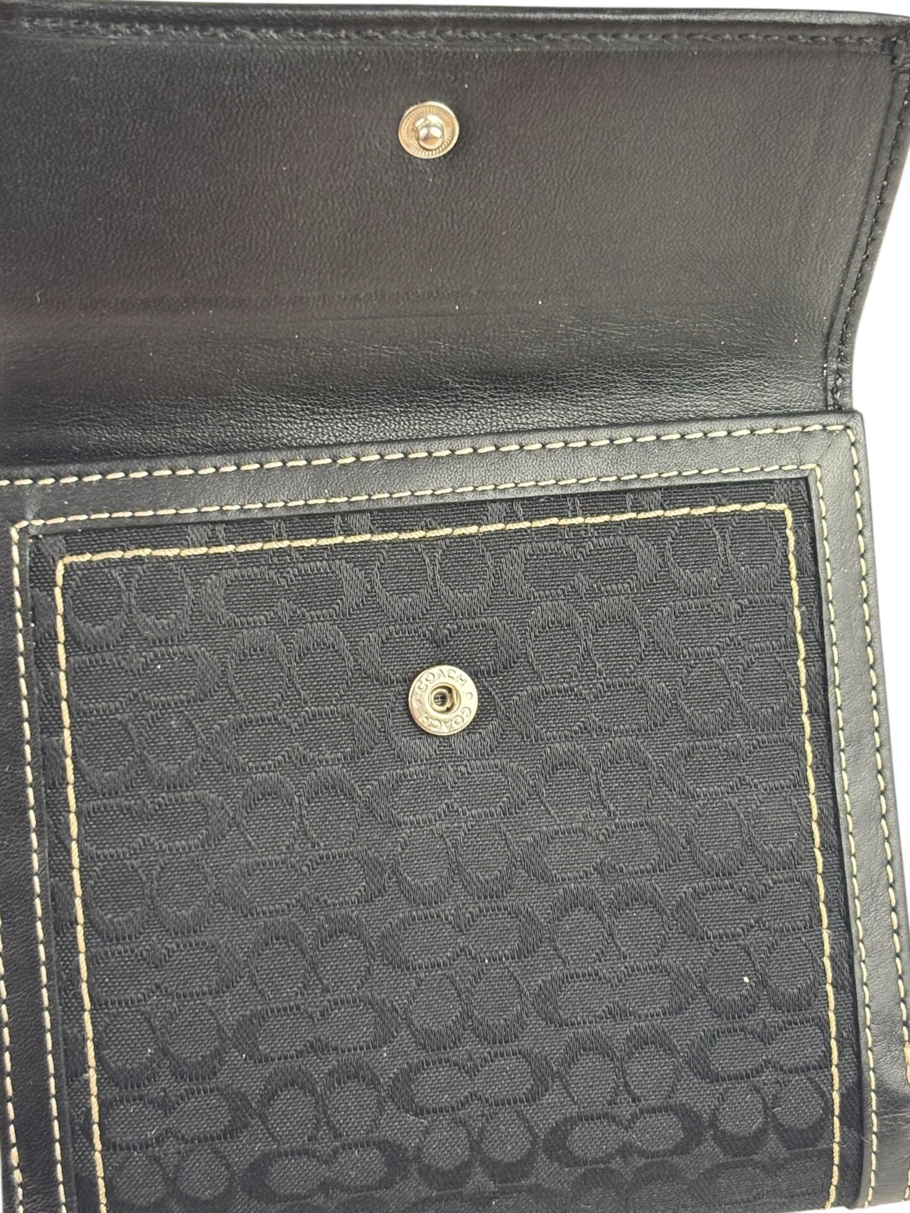 Coach Vintage Signature Compact Wallet