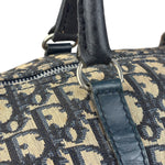 Christian Dior Vintage Navy Trotter Boston Bag