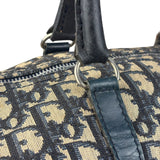 Christian Dior Vintage Navy Trotter Boston Bag