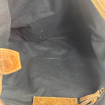 Balenciaga Brown Lambskin Day Moto Hobo Bag