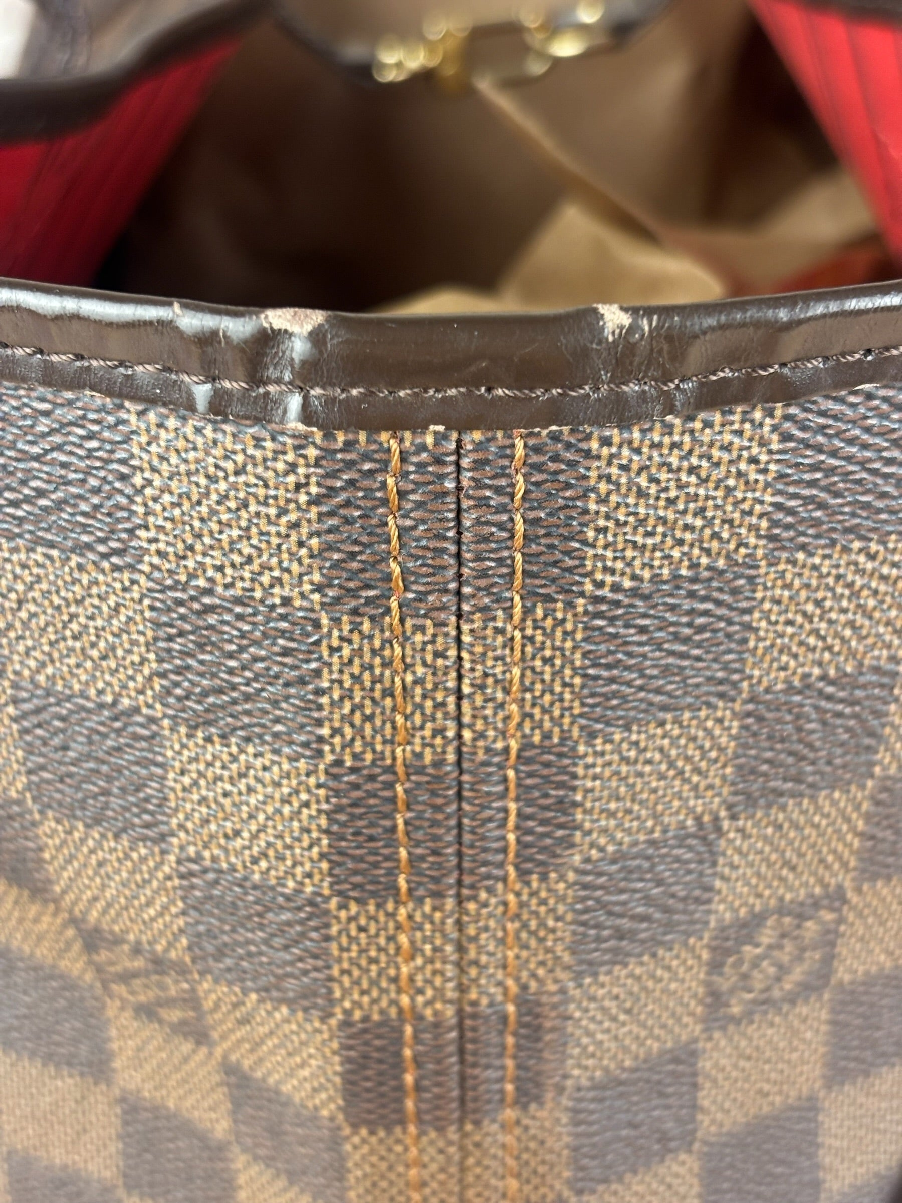 Louis Vuitton Canvas Monogram Damier Ebene Neverfull GM