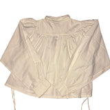 Marni White Pleated Button Down Blouse