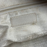 Chanel Beige Leather Chocolate Bar Bowler Bag 2004