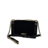 Chanel Black Leather Boy Flap Shoulder Bag 2017